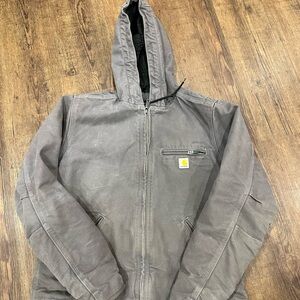 Carhartt Black and Gray Loose Fit Jacket